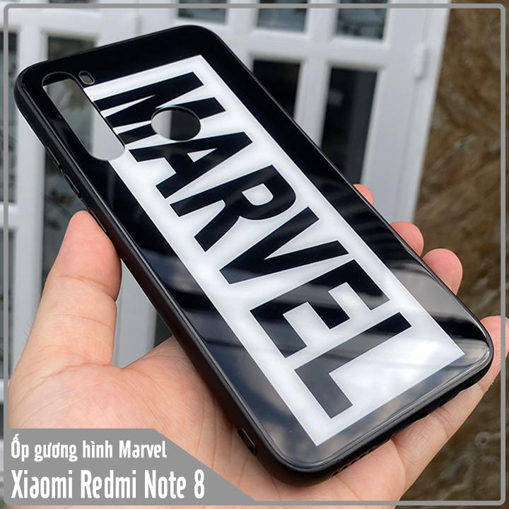 Ốp lưng cho Xiaomi Redmi Note 8 gương hình Marvel