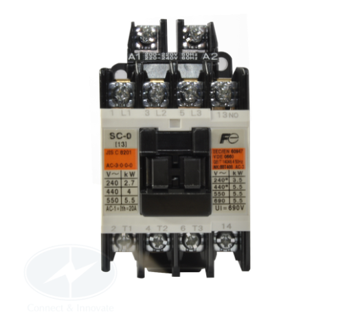 Contactor (Khởi động từ) Fuji Electric SC-0 12A, 5.5kW