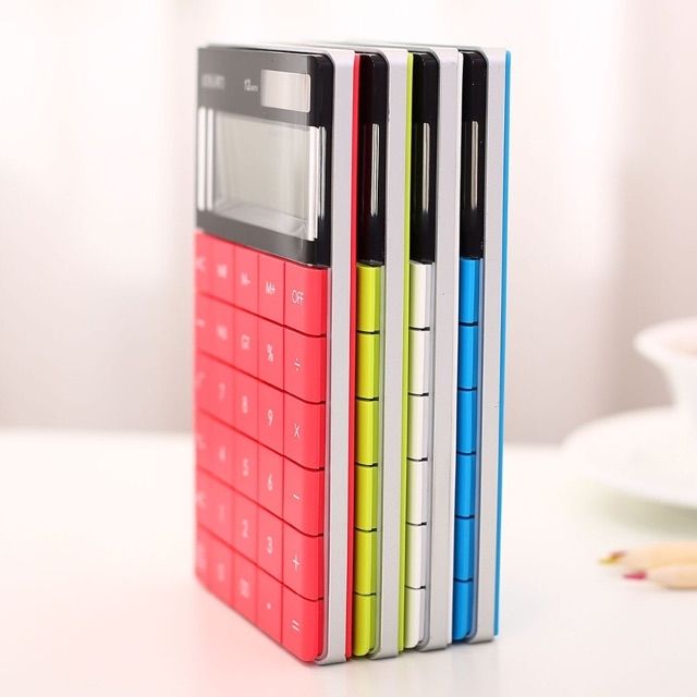 Máy Tính Touch Nhiều Màu Deli Mã 1589 12 Số