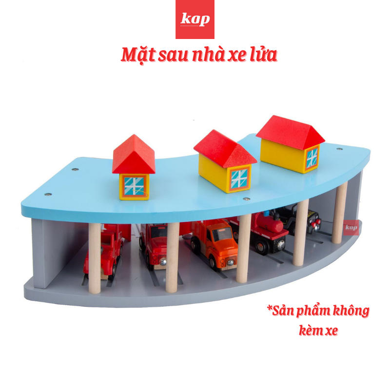 Nhà ga xe lửa (loại lớn), phụ kiện mô hình đường ray xe lửa gỗ