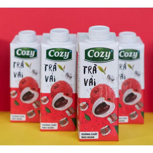 [HCM]Lốc 4 Hộp Trà Cozy 225ml