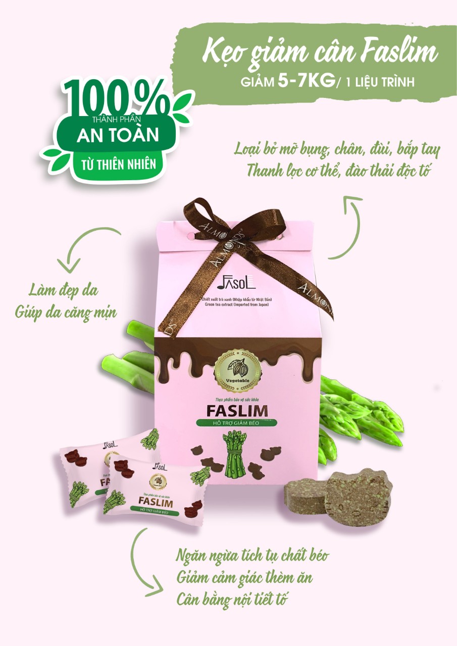 KẸO GIẢM CÂN FASLIM ALMONDS