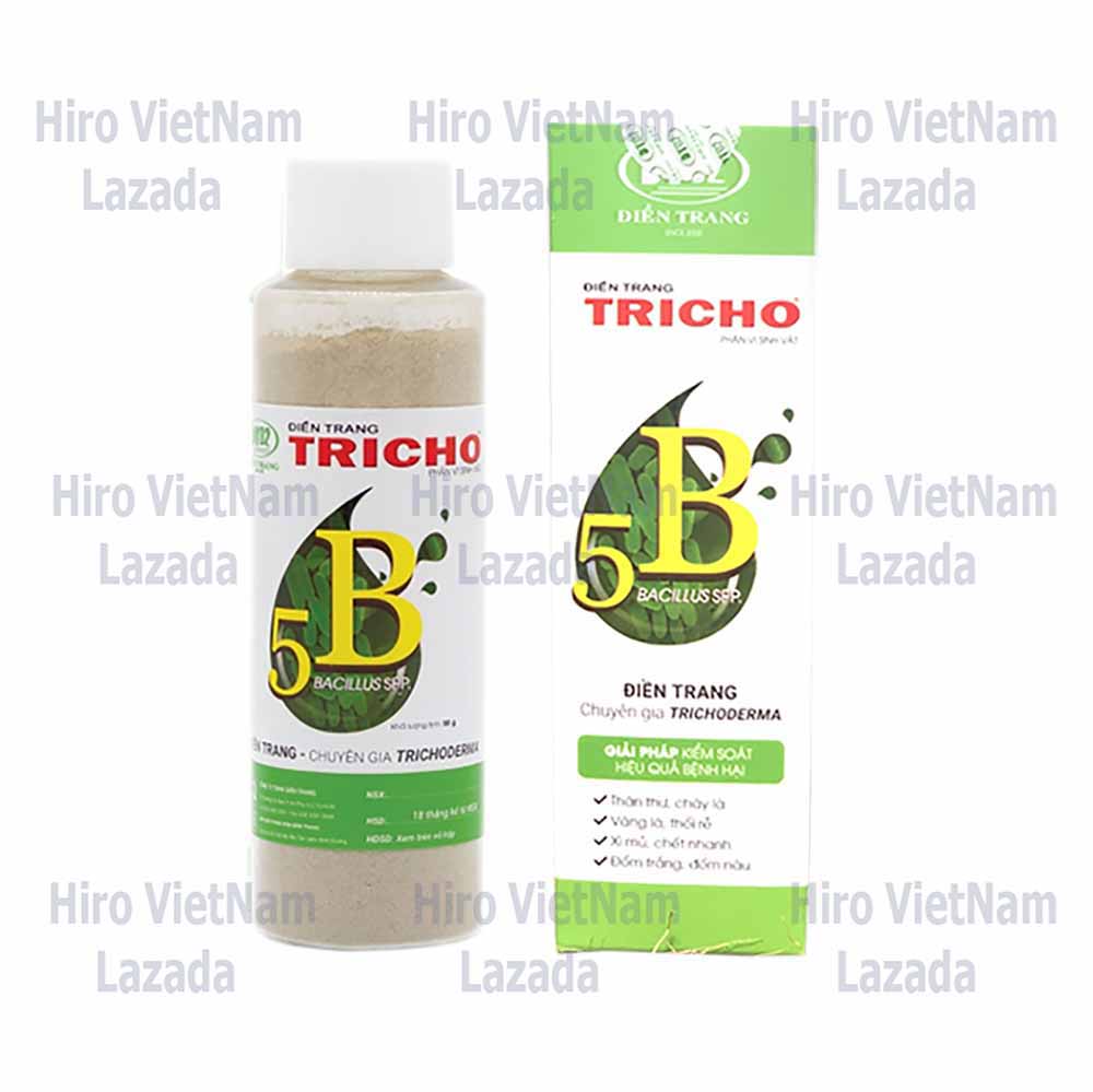 Combo 3 Hộp Nấm Trichoderma Phòng Ngừa Nấm Bệnh TRICHO 5B (Chai 50g)