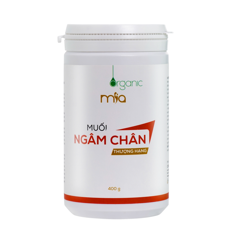 Muối ngâm chân Mía Organic 400gr