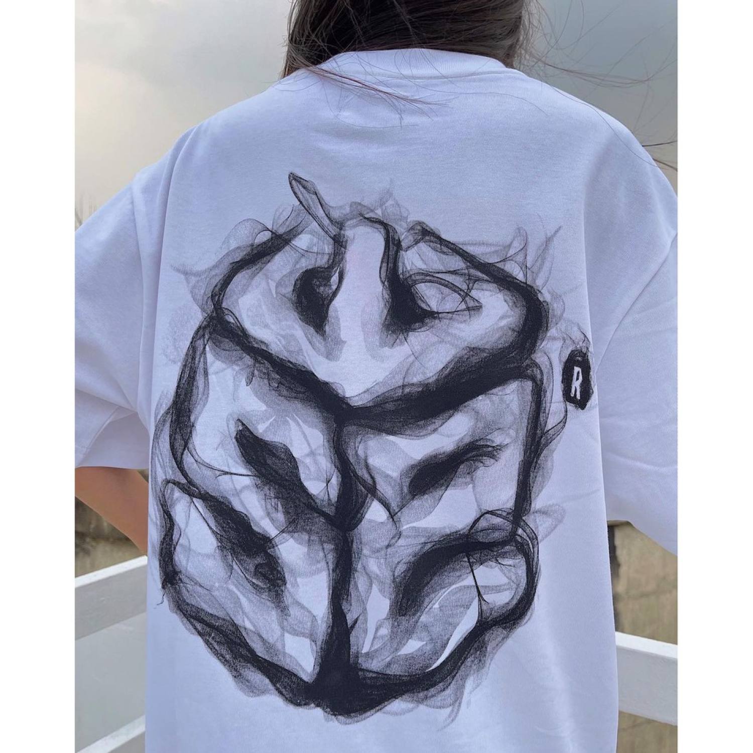 Áo Thun Tay Lỡ SWE SMOKE TEE Unisex