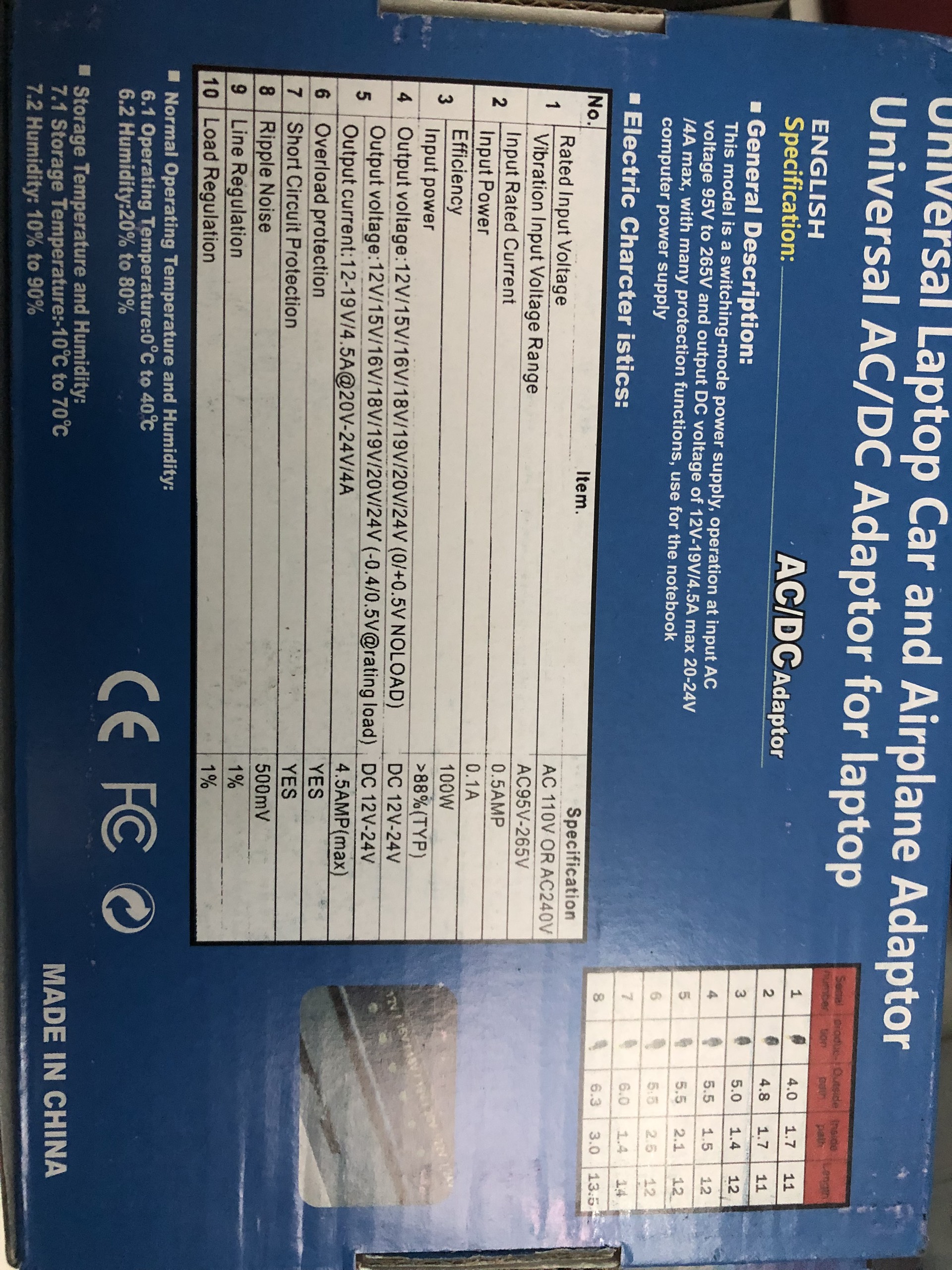 Bộ cấp nguồn đa năng 220 AC = 12VDC-24VDC