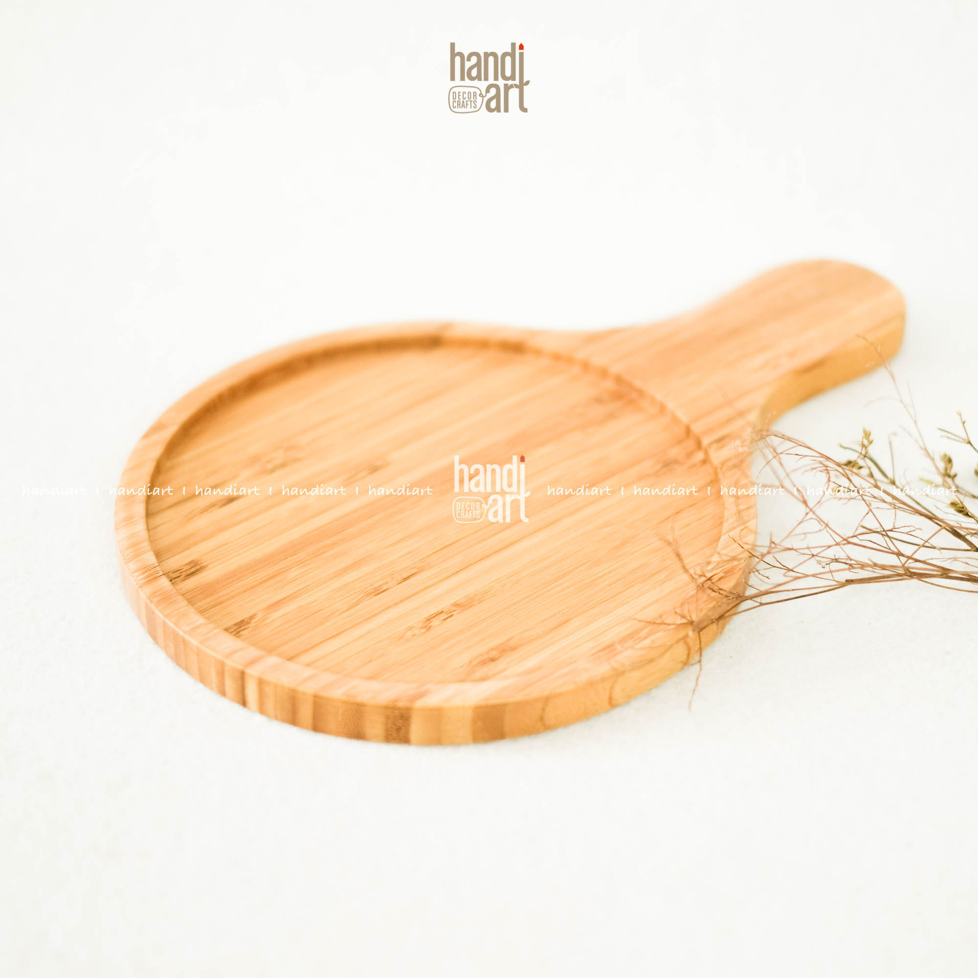 Khay gỗ tre pizza, bamboo wooden tray