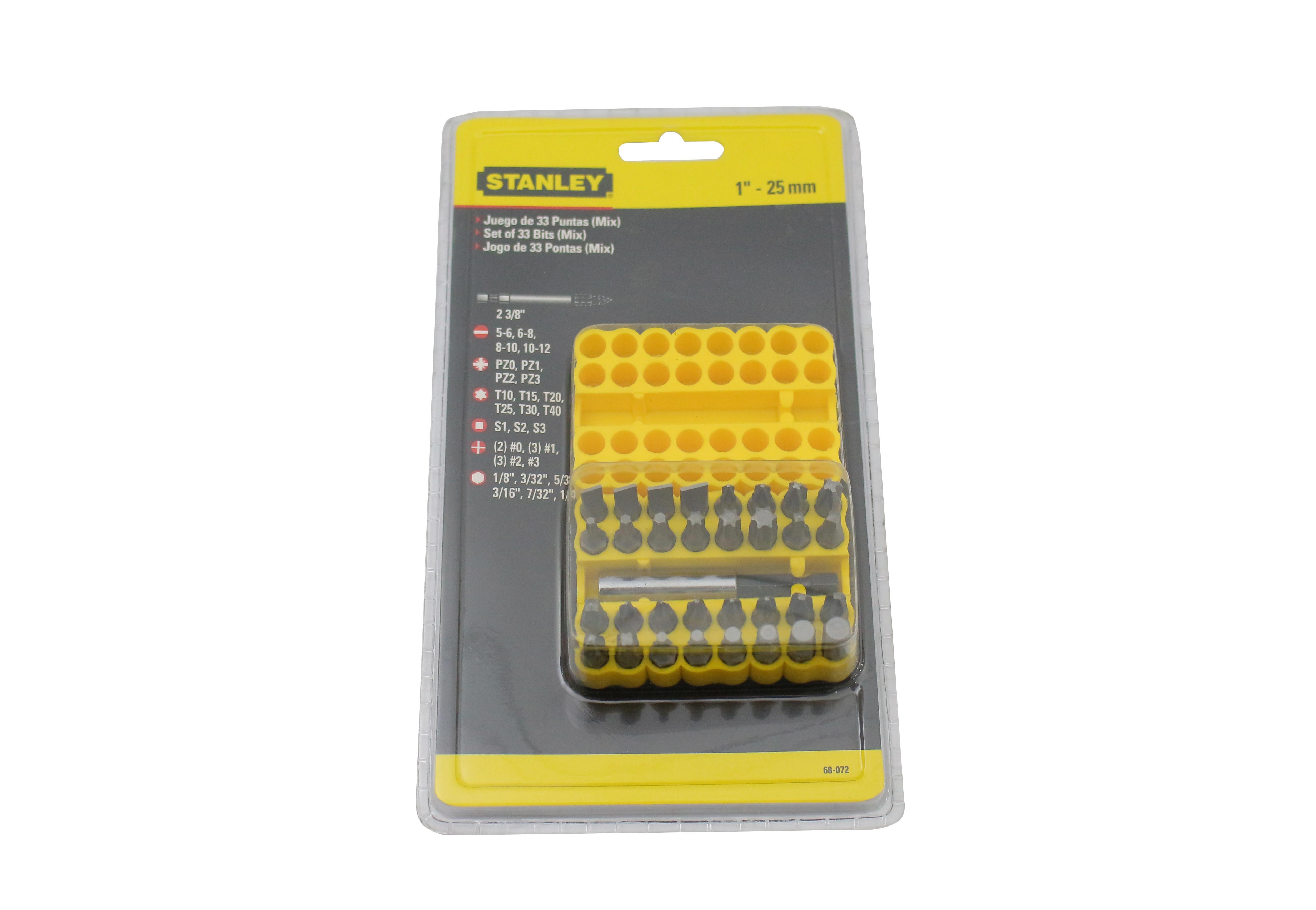 Mũi vặn vít bộ 33P Stanley 68-072