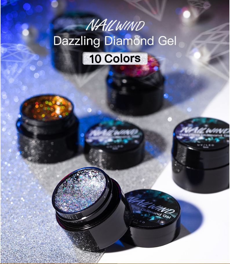 [HCM]Gel nhũ trang trí móng siêu sáng