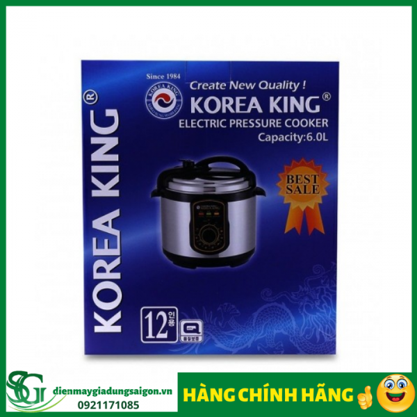 [HCM]NỒI ÁP SUẤT KOREA KING KPRC-6008M