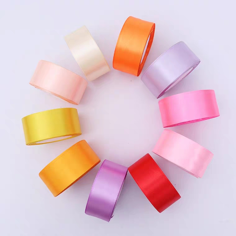 Ruy băng lụa 4cm cuộn 22m,ruy băng lụa 4 phân