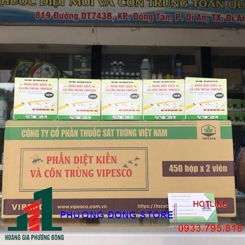 COMBO 10 hộp phấn diệt kiến gián (10 hộp x 2 viên)