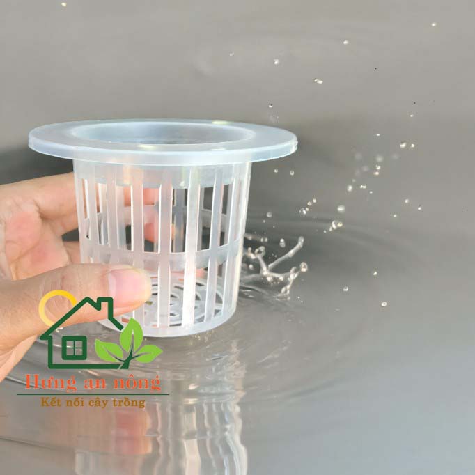 50 rọ nhựa trồng thủy canh bán thủy canh rau ăn lá size 100*68,5*70mm ( xem trong mô tả )