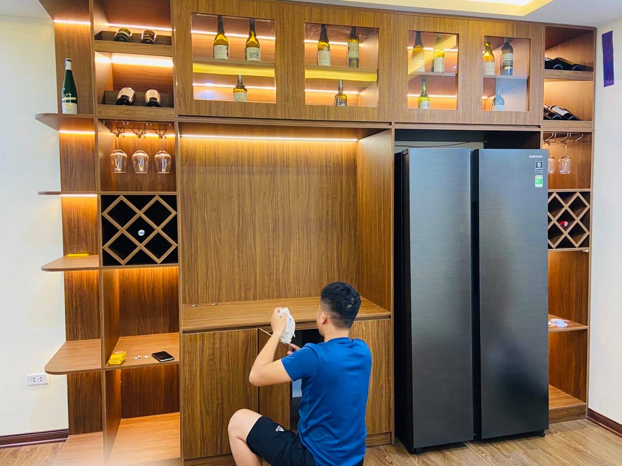 Vỏ chai vang 750ml trang trí trưng bày