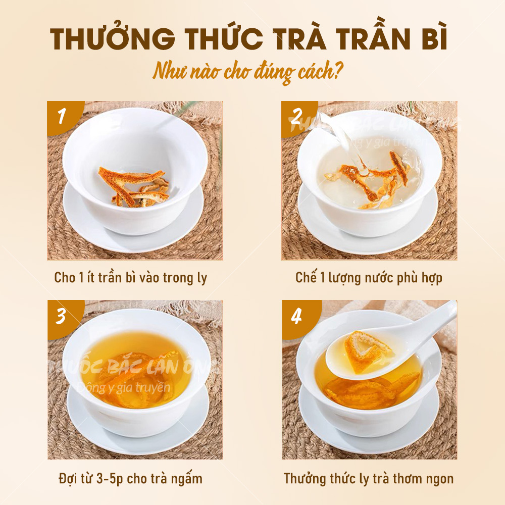 Trần bì 1kg, vỏ quýt, cam sấy khô, thơm, sạch - Lãn Ông