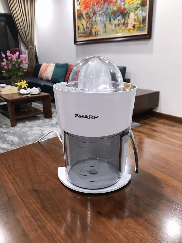 MÁY VẮT CAM 0.85L SHARP EJ-J408WH CÔNG SUẤT 40W
