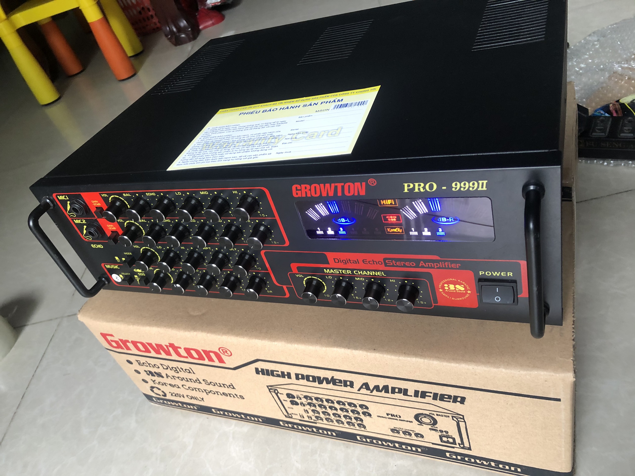 Amply Growton Pro-999II 12 sò - Bluetooth