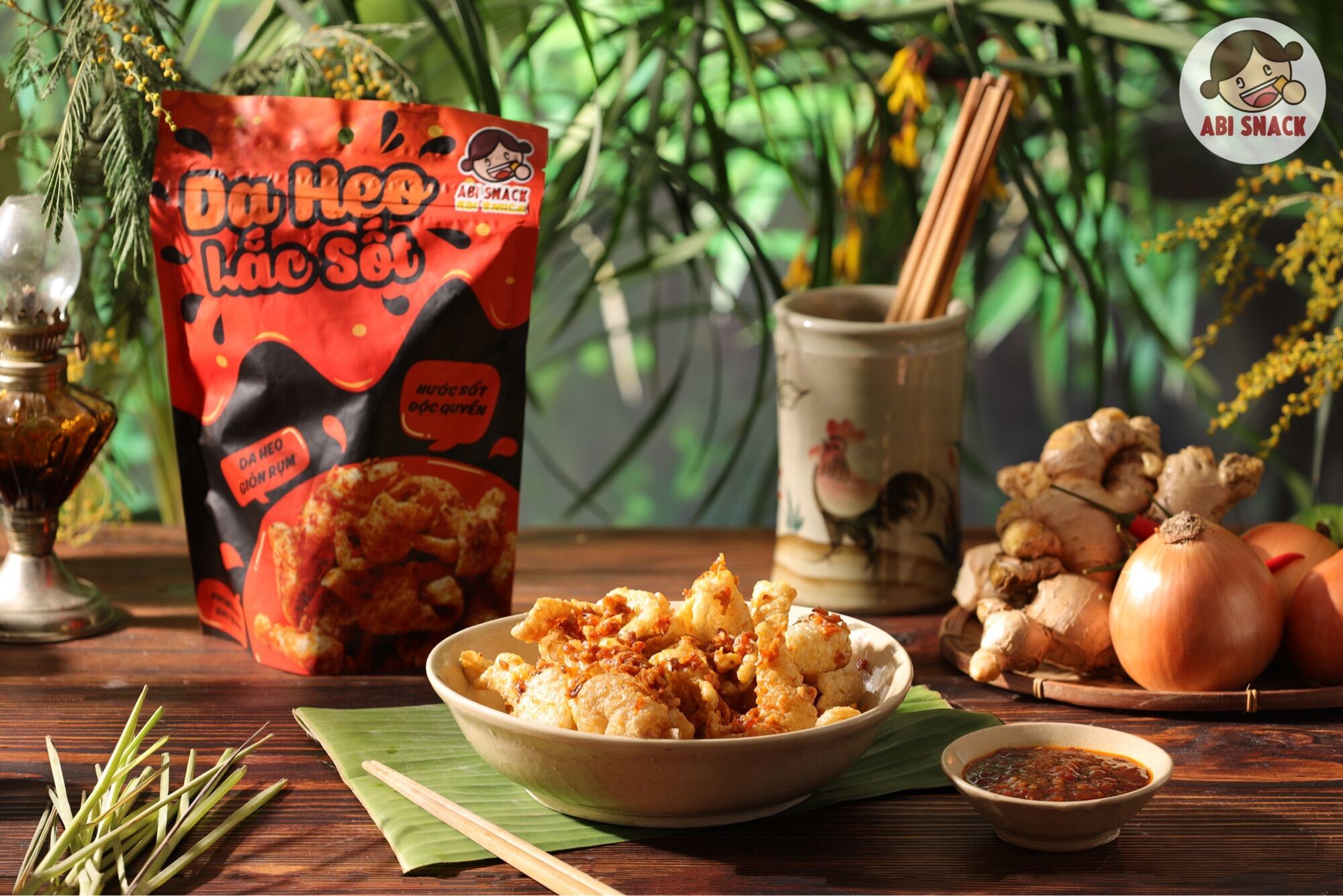 Da Heo Lắc Sốt Siêu Phẩm ABI SNACK
