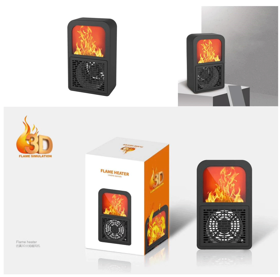 Máy sưởi ấm mini FLAME Heater - Quạt sưởi ấm