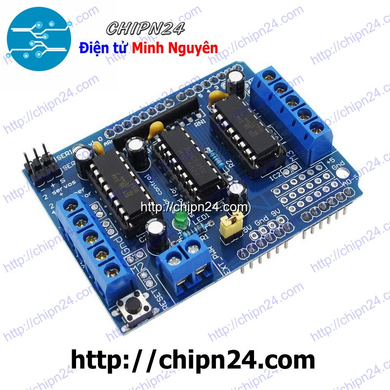 Mạch điều khiển động cơ l293d