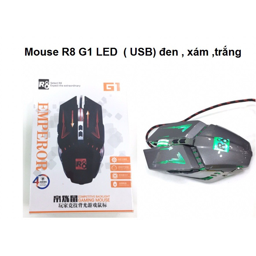 Chuột 7D chơi game R8 G1 LED
