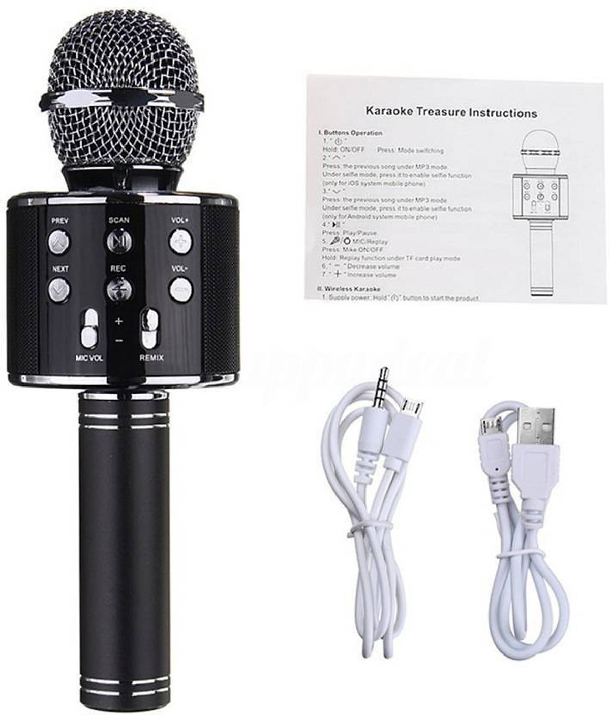 Mic hát karaoke bluetooth mini YS-858