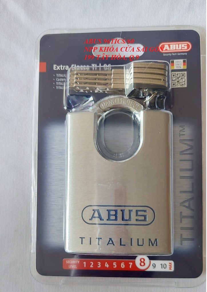 [HCM - CHÍNH HÃNG] Khóa Abus chống cắt 96CSTi/60
