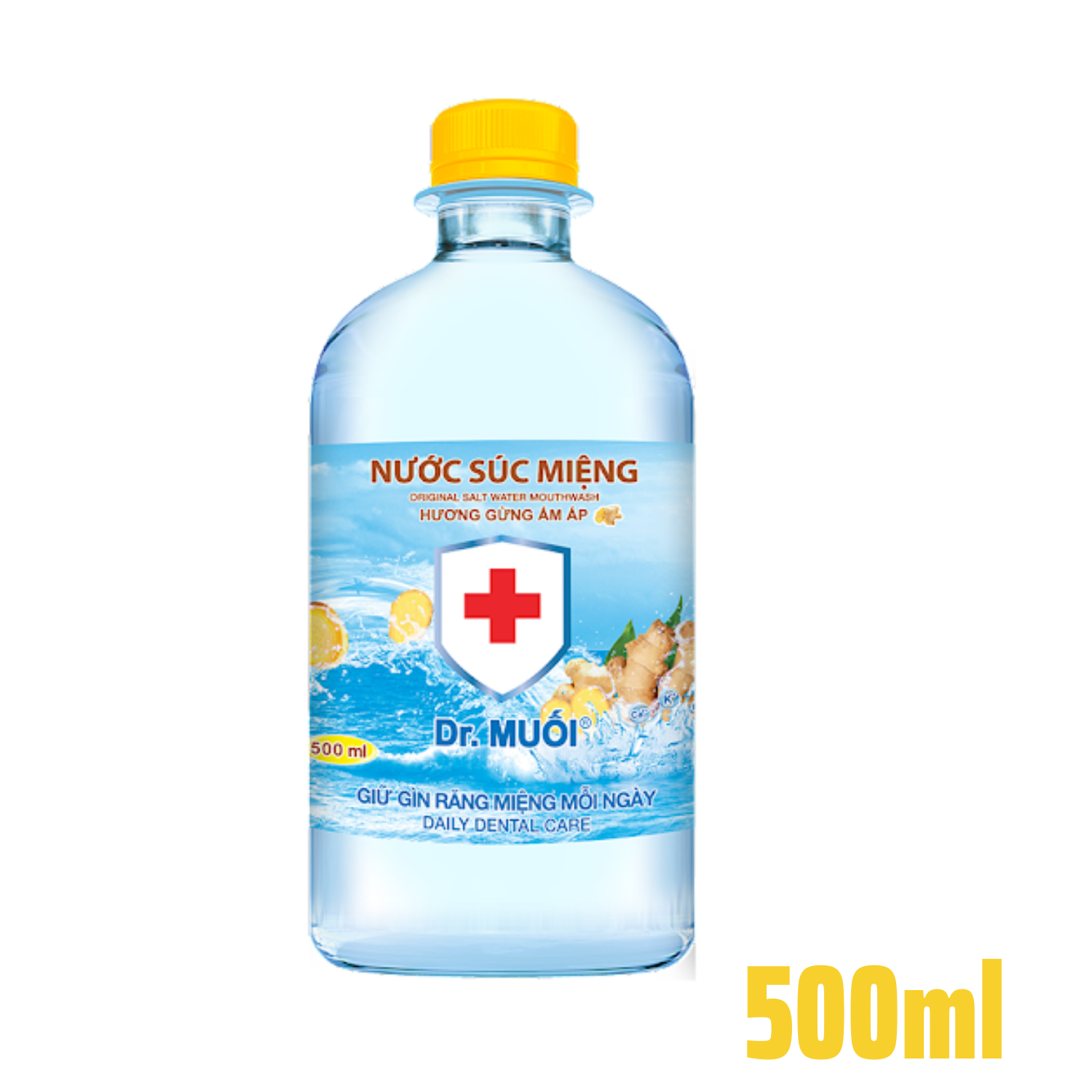 Nước Súc Miệng Dr.Muối Hương Gừng, 100-500-1000ml