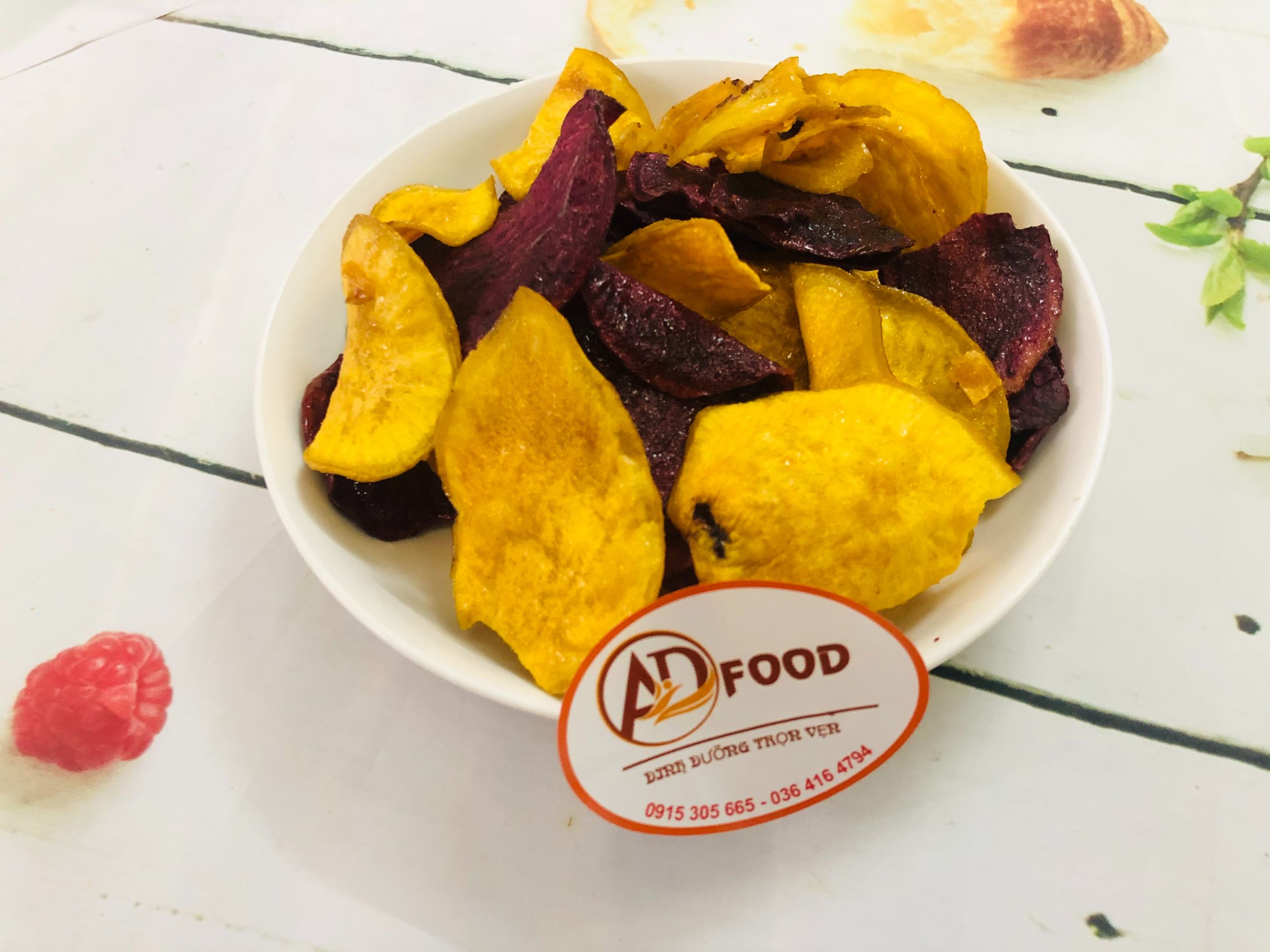 Khoai lang mật sấy cực giòn gói 500g