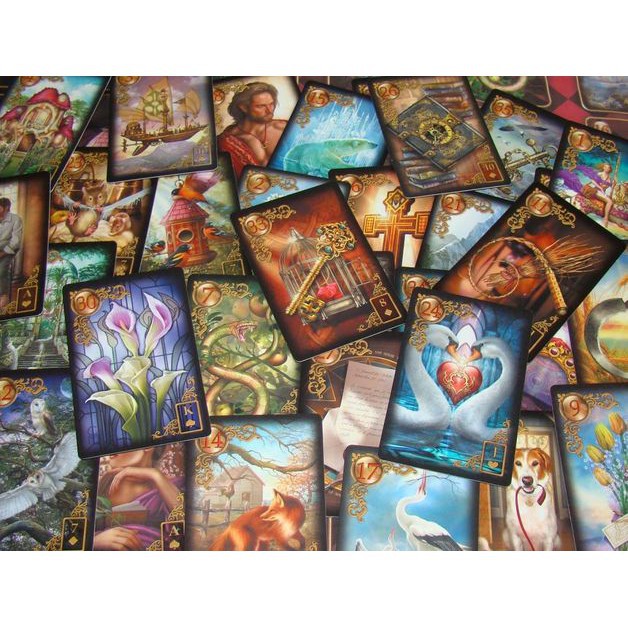 Bộ bài Lenormand Gilded Reverie Cao Cấp