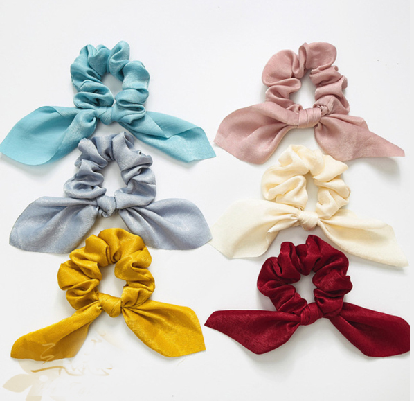 Dây buộc tóc Scrunchies lụa mềm siêu đẹp HD52 (Chọn mầu)