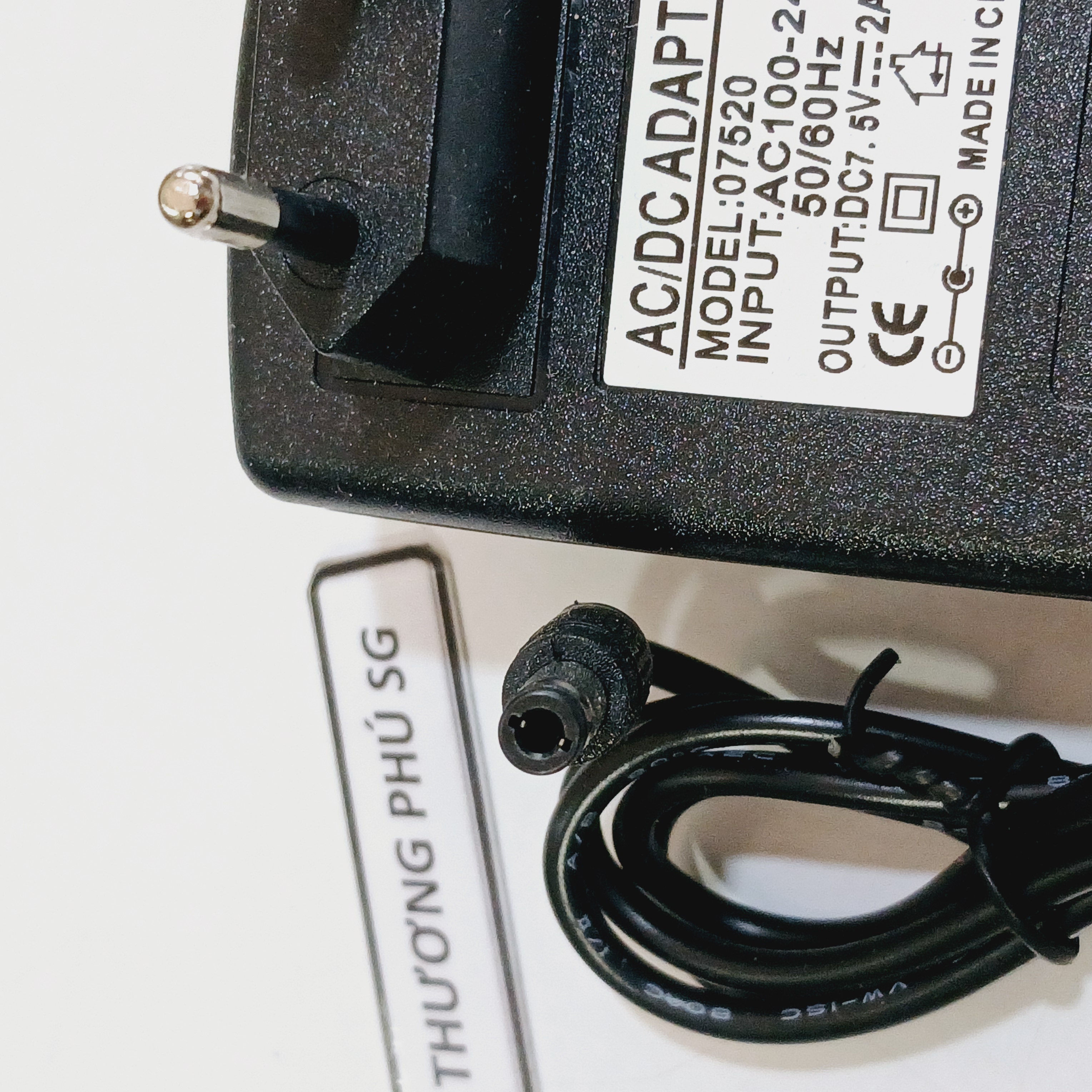 Nguồn Adapter DC 7.5V - 2A / Đầu cắm 5.5mm x 2.1mm