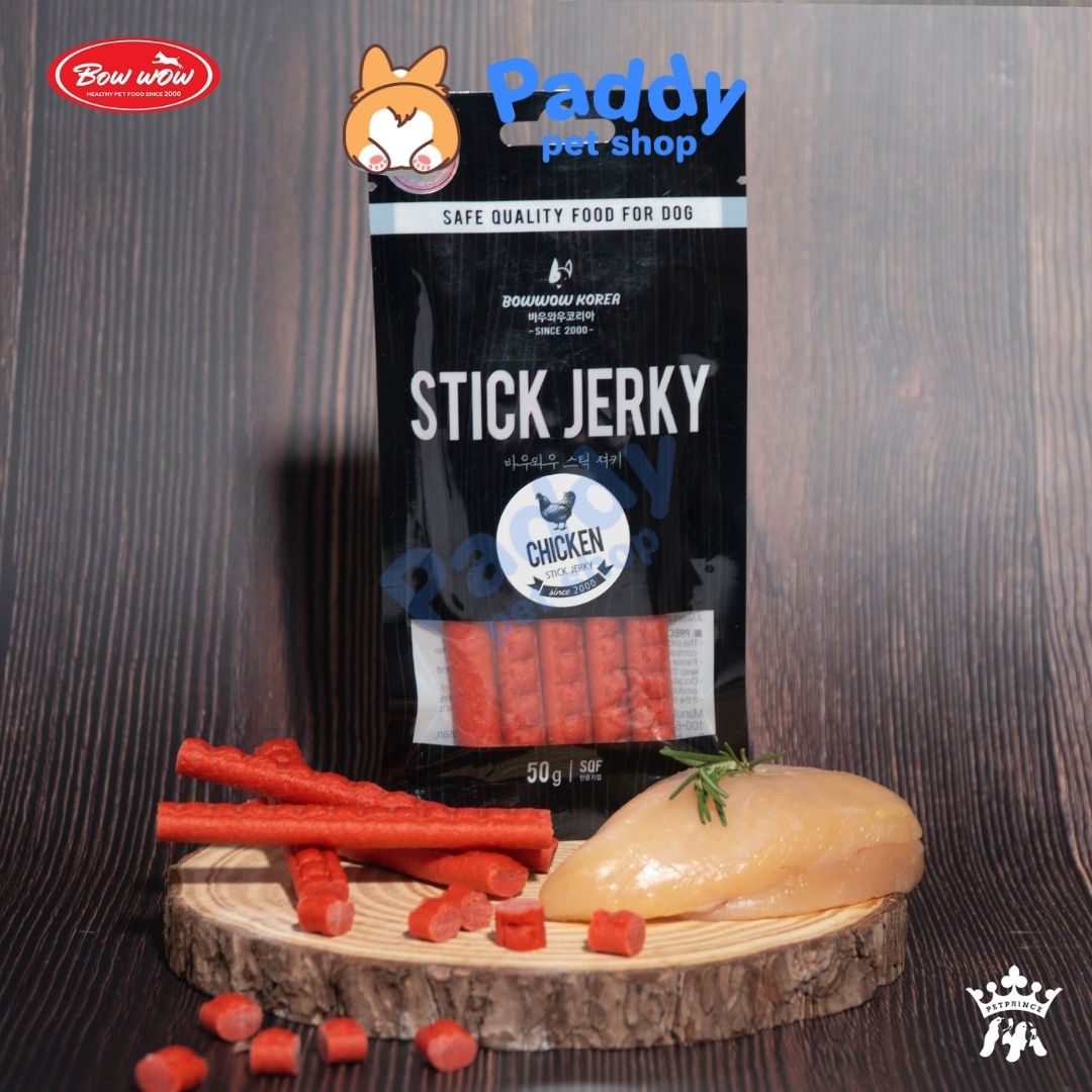 Bowwow Jerky Dog Treats 50g