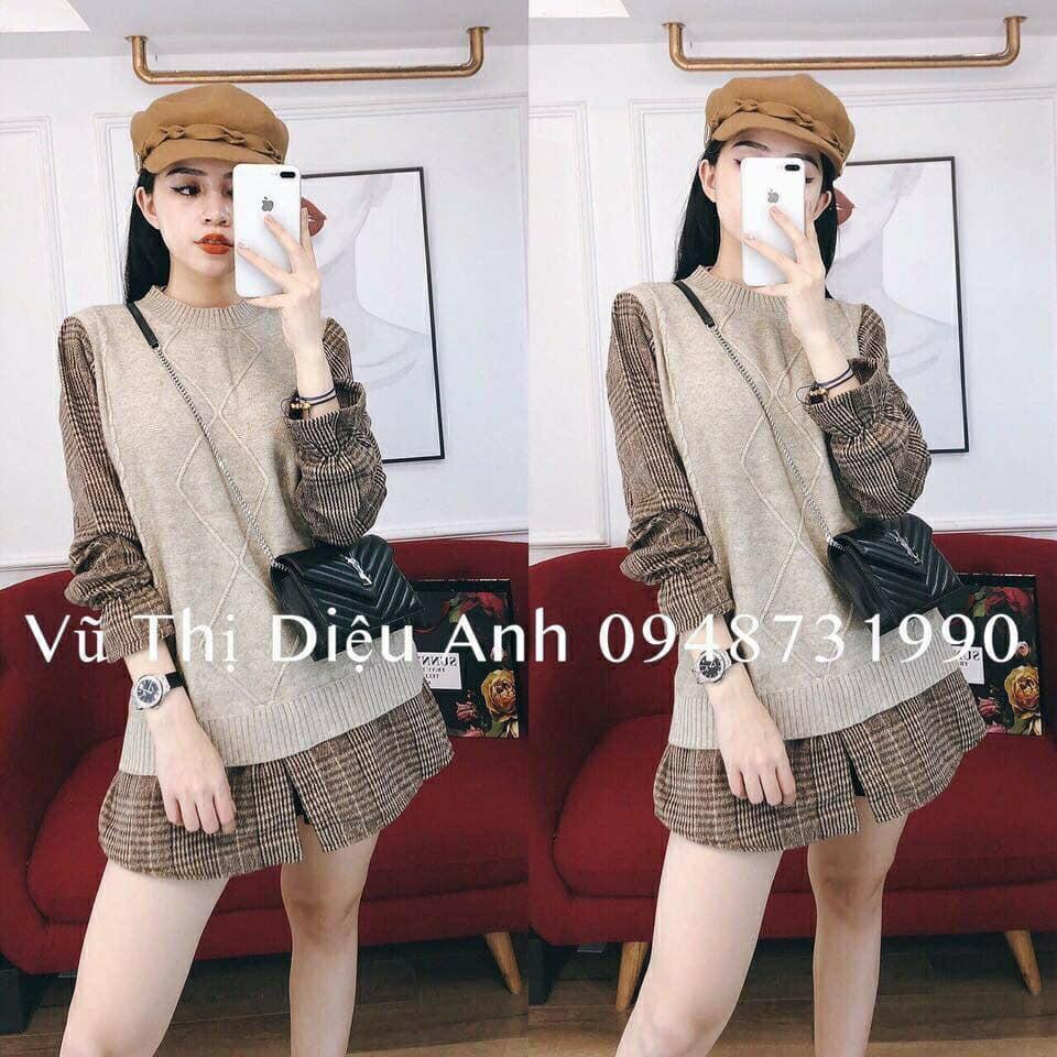 ÁO len phối nỉ