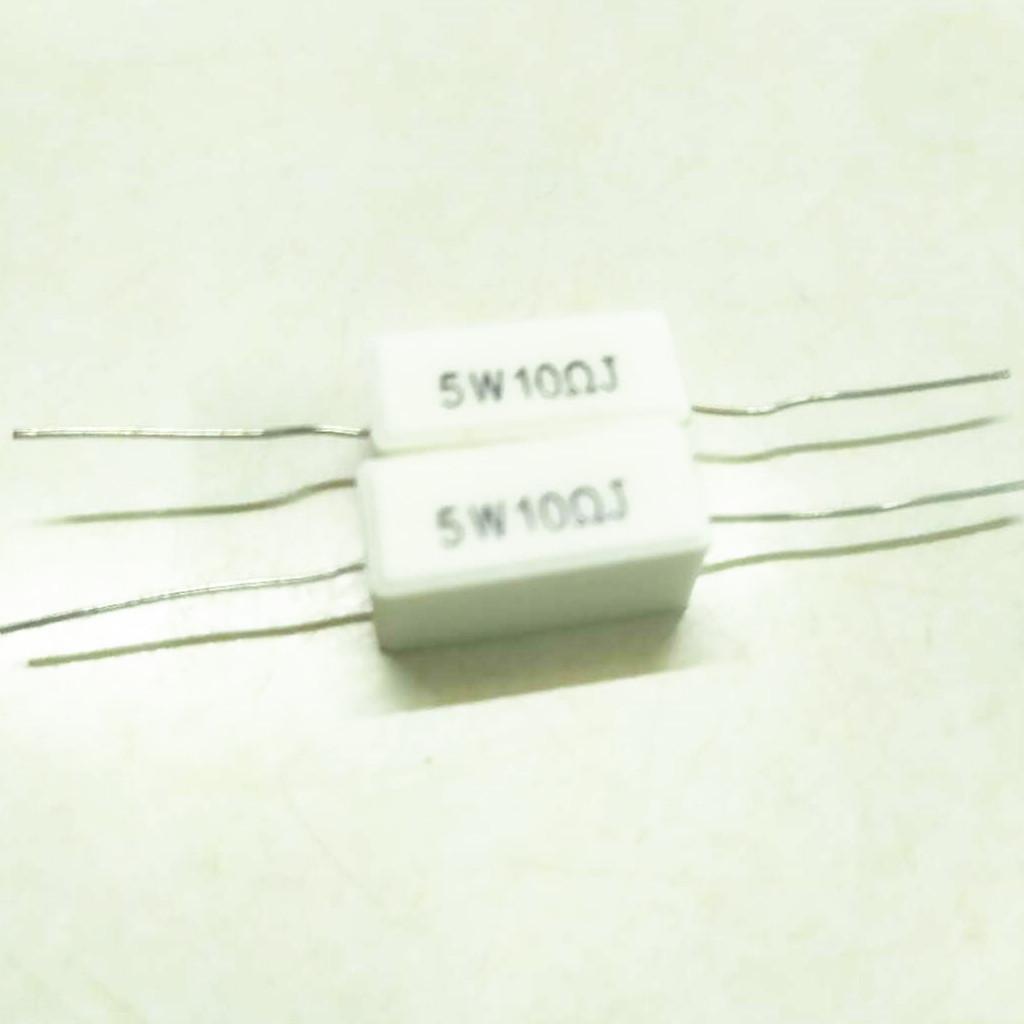 [HCM]Điện trở sứ 5W10ohm 10 cái