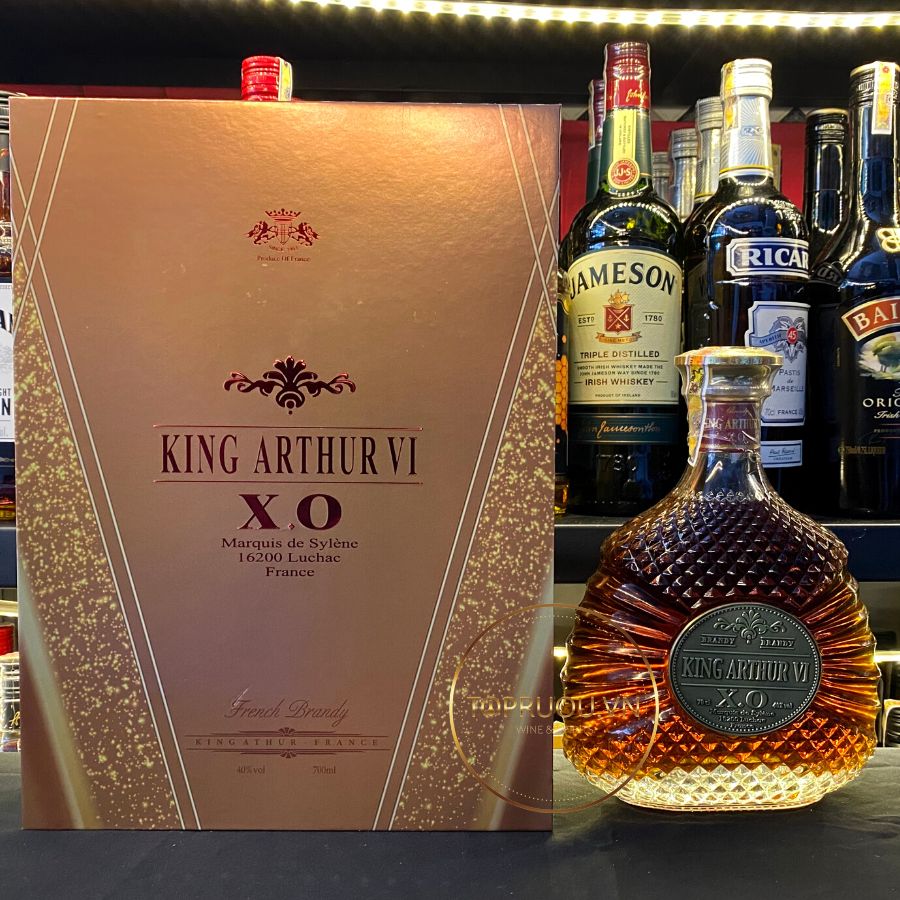 [TopRuouVietNam] Rượu Brandy XO King Arthur VI 700ml [Hàng Thật]