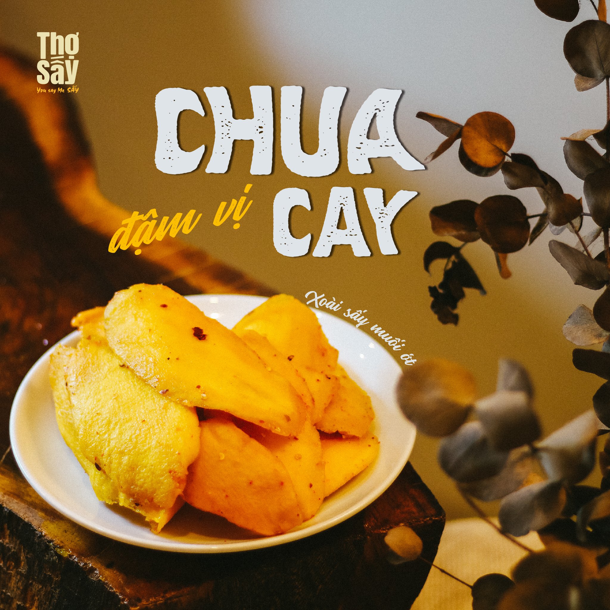 Xoài Sấy Muối Ớt Thợ Sấy