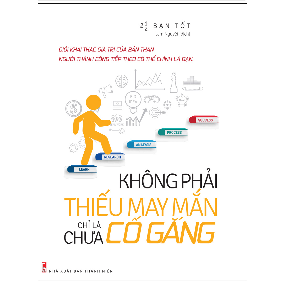 Sách: Không Phải Thiếu May Mắn Chỉ Là Chưa Cố Gắng (TB)
