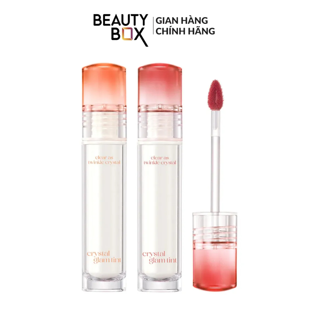 [Săn Sale] Son Tint Bóng Clio Crystal Glam Tint 3.4g