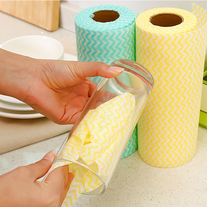 Combo 10 cuộn khăn lau đa năng homeeasy, giấy lau