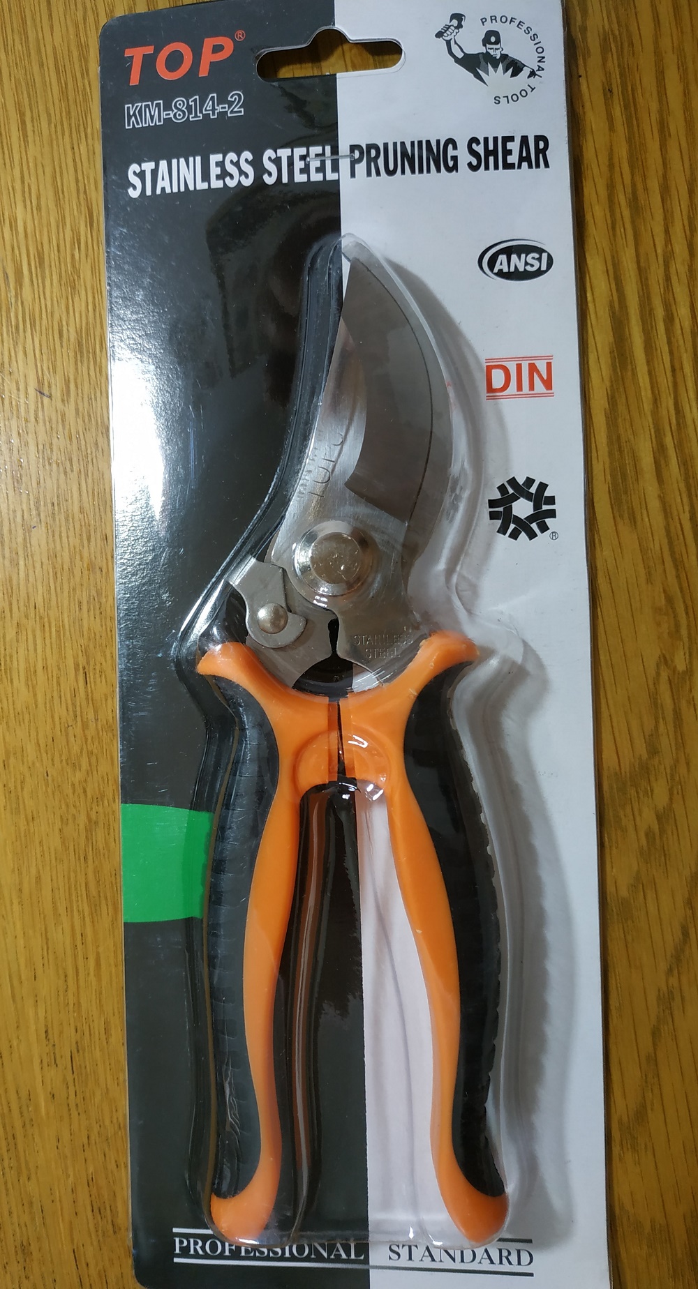 [HCM]Kéo Cắt Cành Mỏ Cong Inox Top - KM-814-2