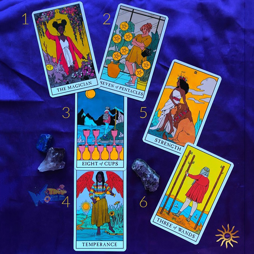 Bài Morden Witch Tarot Tặng Đá Thanh Tẩy