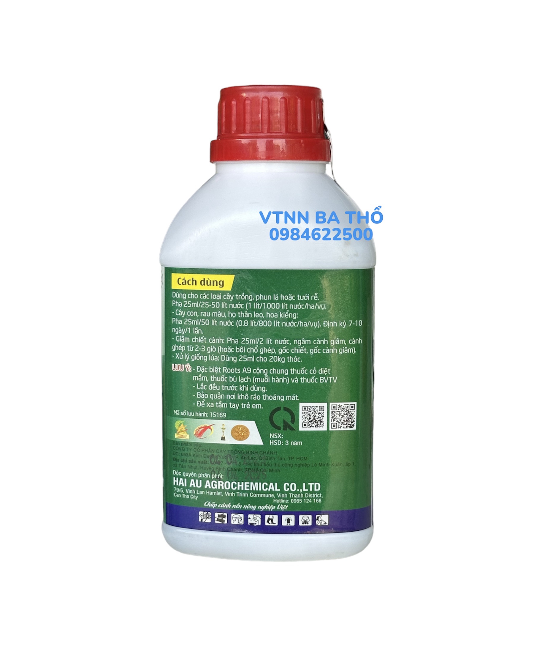 Phân Bón Lá Sinh Học ROOTS A9 500ml (chai)