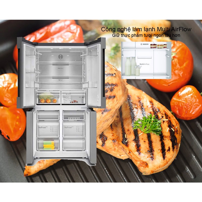 Tủ Lạnh Bosch 605 Lít KFN96APEAG
