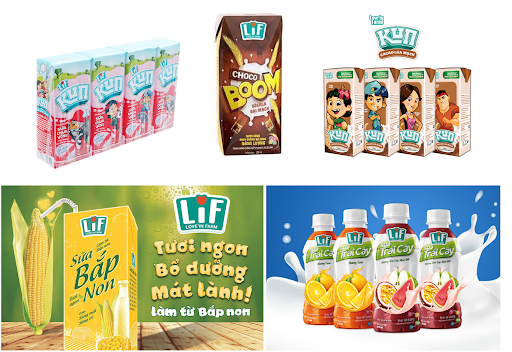 KUN sữa Sô Cô La Lúa Mạch Túi 110ml Thùng 24 Túi