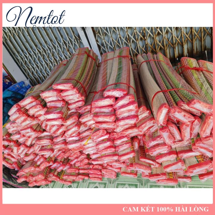 🔥giá hủy diệt🔥chiếu cối xuất khẩu đủ size chất cối dày, chiếu cối thái bình cao cấp có viền loại tốt 0,8m,1m,1m2,1m4,1m6x2m. chiếu cối vn xuất khẩu bền chắc dày dặn giá tốt hcm, sỉ lẻ chiếu cối _nemtot bedding