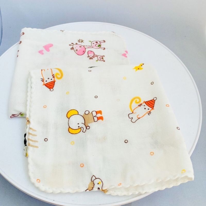 Set 10 Khăn xôsữa xuất nhật nhiều hình