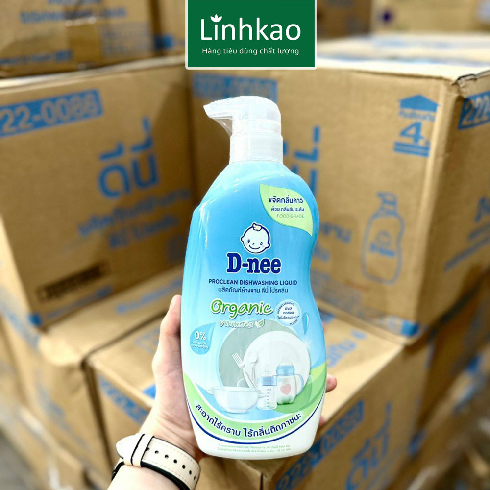 Nước rửa bình sữa Dnee Organic chai 500ml