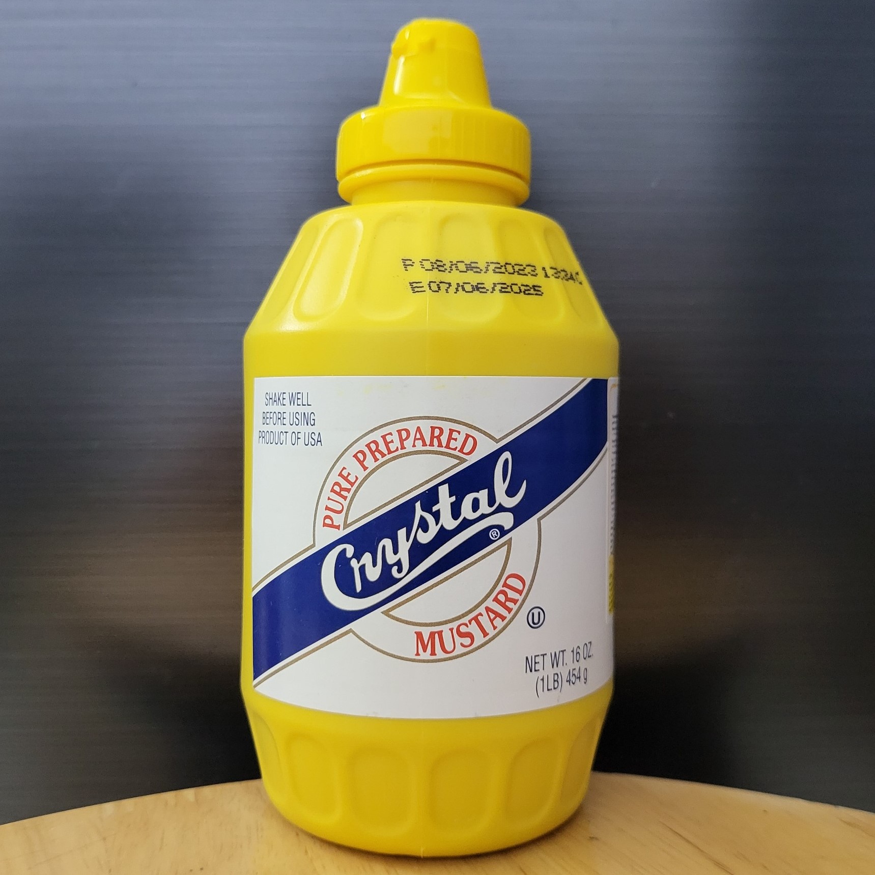Crystal - chai 454g - mù tạt vàng / usa / yellow mustard