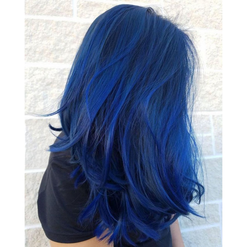 Kem nhuộm tóc màu xanh đen cao cấp Color Tour 100ml | Lazada.vn